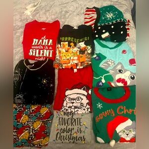 Christmas Clothing Lot XL